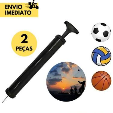 Imagem de Bomba de Ar Manual para Encher Bolas de Futebol Basquete Vôlei Futsal 