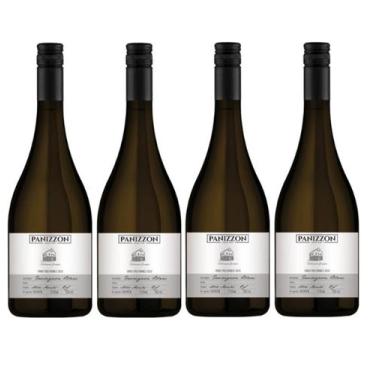 Imagem de Kit 4 Un Vinho Panizzon Sauvignon Blanc 750 ml