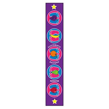 Imagem de Flagship Carpets Customatic Design Tapete educativo multicolorido para área de aprendizagem em casa, tapete de sala de aula infantil, quarto de crianças e tapete de sala de jogos, 38 cm x 226 cm,