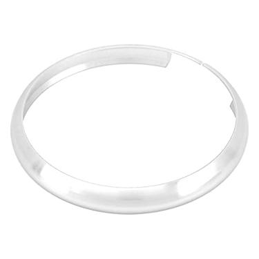 Imagem de Liga de Alumínio Remoto Chave Fob Anel Guarnição Substituição para Mini R55 R56 R57 R58 R59 R60 Clubman Coupe Roadster Elegante Resistente (Prata)