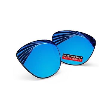 Imagem de iLikeo Lentes de reposição polarizadas de policarbonato PRO+ para óculos de sol Oakley Frogskins OO9013 - Azul gelo