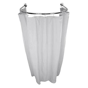 Imagem de Cortina Provador Arco Blackout Branco Gelo Corta Luz 100%