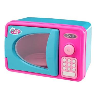 Imagem de Microondas Usual Brinquedos Azul/rosa