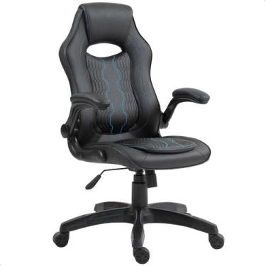Imagem de Cadeira Gamer Poltrona Ergonômica Reclinável Com Ajustes - Best, Azul
