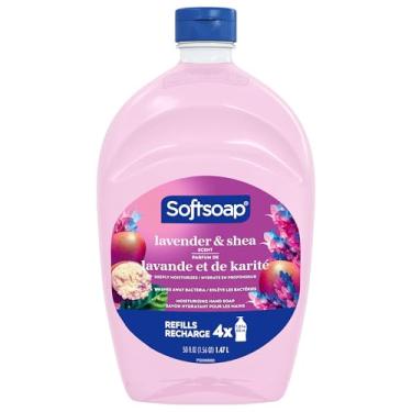 Imagem de Softsoap Refil de sabonete líquido hidratante profundamente para as mãos lavanda e manteiga de karité, 1,47 litros