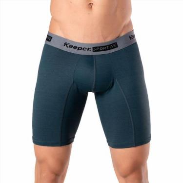 Imagem de Cueca Boxer Long leg Masculino Anti-Assadura Keeper Esportiva Corrida 