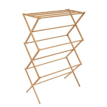 Imagem de Varal vertical de Bambu 3 andares - Simplo