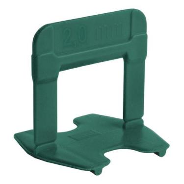 Imagem de Espaçador Nivelador 2,0mm Porcelanato Eco Cortag 500un
