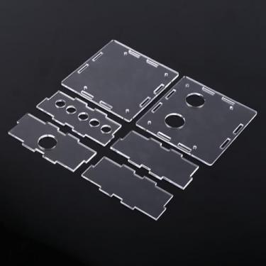 Imagem de Kit de Caixa de Acrílico de Alta Transparência para 6J1 Placa de pré -amplificador de Tubo de Válvula Com Peças de Proteção para pré -amplificador de Tubo de Vácuo e Montagem Fácil Com Hardware