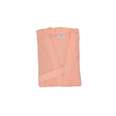 Imagem de Roupão Atoalhado Infantil Briza Salmão 4012 Tamanho 6