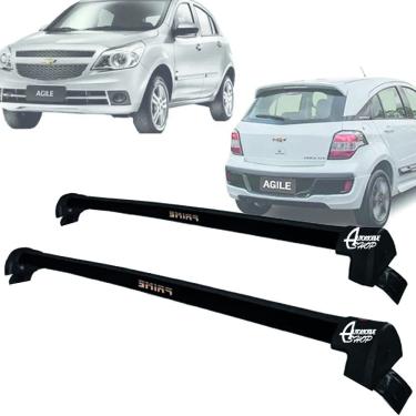 Imagem de Rack Teto Aluminio Prime GM Agile Todo 2009 a 2016 PTO PR226