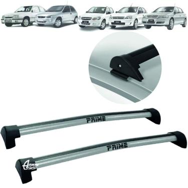 Imagem de Rack Teto Aluminio Prime Corsa Celta Prisma Fiesta PR012