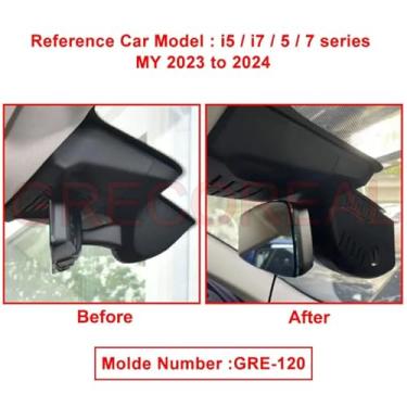 Imagem de Compatível com BMW I Chassis I3 I4 I7 IX IX3 IX1 U11 U12 Dash Cam Dashcam Câmera de painel de carro 4K Wifi Frontal e traseira OEM Plug Play Auto Car DVR(For BMW i5 i7,4K Dual Cam)