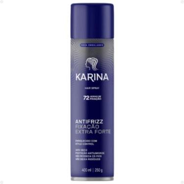 Imagem de Hair Spray Karina Antifrizz Fixação Extra Forte 400ml