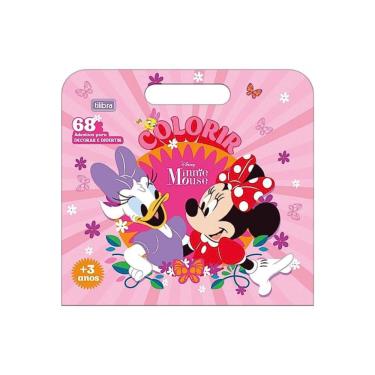 Imagem de Álbum para Colorir Personagem Maleta Minnie 8 Folhas + 68 Adesivos Tilibra