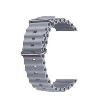 Imagem de Pulseira Oceano Silicone Para Smartwatch 49mm 45mm 44mm 42mm