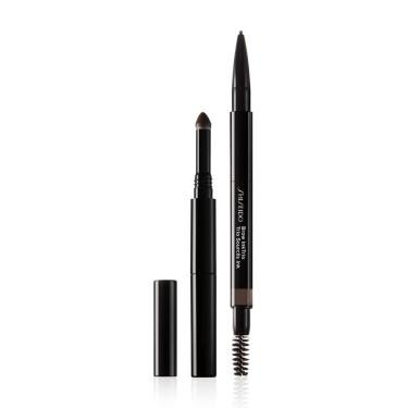 Imagem de Lápis, pó e pincel de maquiagem Shiseido BrowInk Trio 3 em 1