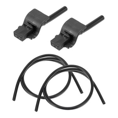 Imagem de A ABSOPRO Kit de bocal de lavador de para-brisa para Ford para Ranger 2015 Bocais de pulverização de para-brisa limpador de spray jato Nº 1902209 2 peças Mangueira de fluido de 1 metro