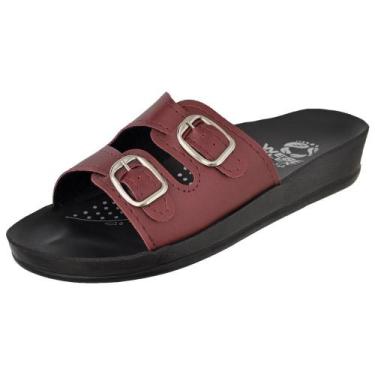 Imagem de Sandália Rasteira Feminina Ortopédica Macia Conforto Casual - Webe Fle