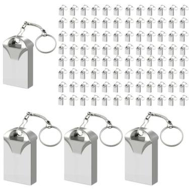 Imagem de Conjunto 100 Pendrives 32GB c/ Chaveiro Super Leve Compatível c/ Windo