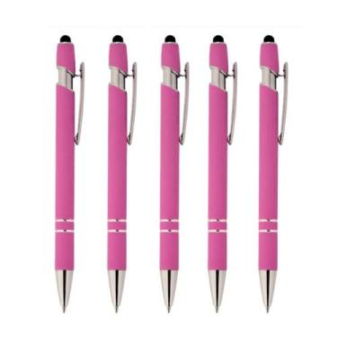 Imagem de Caneta Touch Metálica Kit Com 5 Unidades Esferográfica-Luxo - Lualki S