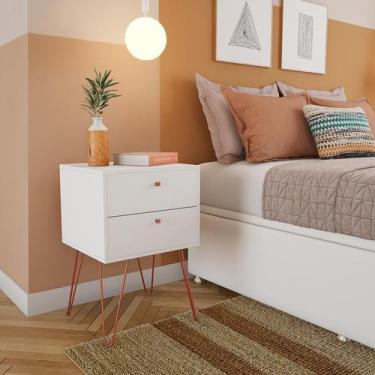 Imagem de Mesa de Cabeceira Sezana 2 GV Branca - Mobly