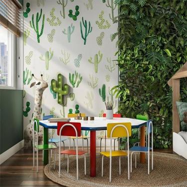 Imagem de Conjunto de Mesa Oitavada com 8 Cadeiras Happy Colorido - Mobly