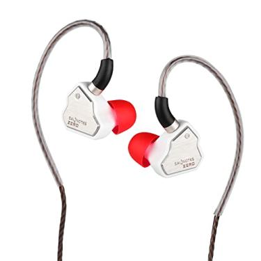 Imagem de HIFIXAUDIO Monitor intra-auricular Salnotes Zero de 7 Hz, fones de ouvido com fio IEM de driver dinâmico de 10 mm com placa frontal de diafragma composto de metal, fone de ouvido HiFi com cabo OFC de