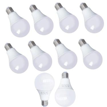 Imagem de Lâmpada Bivolt Led Branco Frio 12w 6500k Bulbo Soquete E27