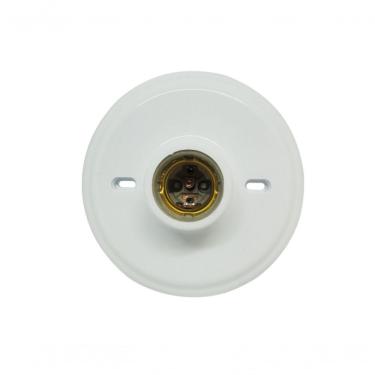 Imagem de Plafon Foxlux Plast Br Soq E-27 Porcelana Blister 4014