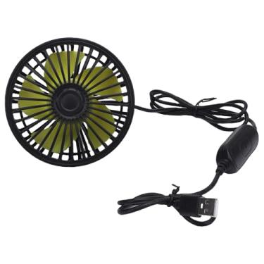 Imagem de Ventilador do Banco Traseiro do Carro USB 3 Velocidade do 360 Ag Rotativo Fan de Resfriamento por Portátil Portátil
