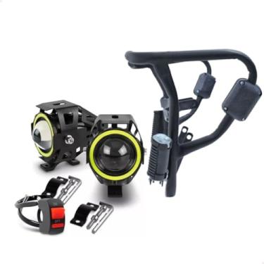 Imagem de Protetor Motor E Carenagem Fz250 + Farol Led