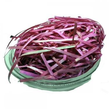 Imagem de Palha colorida decoração enfeite cesta 30g - rosa - TERRA NOBRE