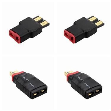 Imagem de 4 PCS Male Deans T Plug to Male Female Adapter Connector RC Battery Charger Connector Adapter