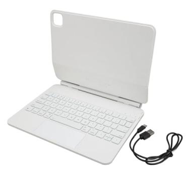 Imagem de Caixa de teclado de Bluetooth de Vomeko Magnetic para o teclado de retroilumação de ar 4 5 Pro 11 (Branco)