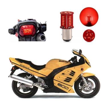 Imagem de Lâmpada Led Freio 2 Polos Sequencial Strobo Moto RF 600R 1993 1994 199