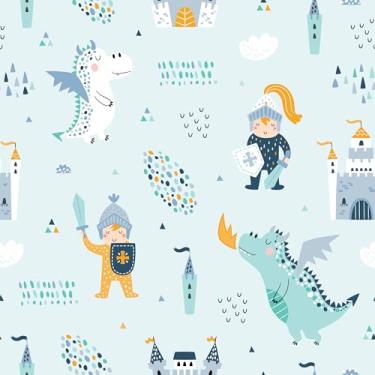 Imagem de Papel De Parede Adesivo Infantil Menino Sala Principe 3m