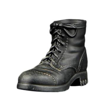 Imagem de Kokiya Botas em escala 1/6, modelo 1:6, botas de cano curto, sapatos de ação em miniatura para cosplay, bonecos masculinos de 12 polegadas