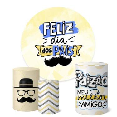 Imagem de Trio Capas Cilindro Painel Sublimado 1,50m Dia dos Pais - Fadrix, K1PA
