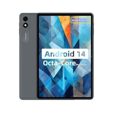 Imagem de Tablet 10,1 polegadas Android 14 Tablets, 1280 * 800 IPS HD Touchscreen, processador Octa-Core, 10GB RAM 64GB ROM, 2TB TF Card Expansion com GPS, 5G/2.4G WiFi, BT 5.0, câmera dupla, bateria de grande