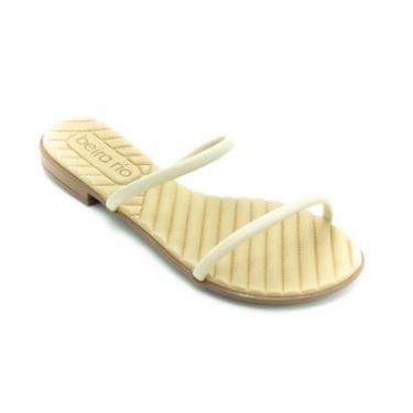 Imagem de Sandália Rasteira Feminina Beira Rio 8519.104 - Bege-Feminino