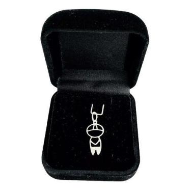 Imagem de Pingente Filho Menino Prata 925 Legítima Caixa Veludo - Shogun