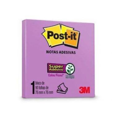 Imagem de Bloco Adesivo 76X76 90Fls Lilas Post-It 654 - Hb004309967