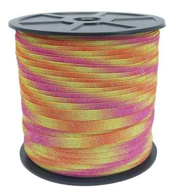 Imagem de Elástico Especial Chato 7mm Várias Cores Encadernação ElasticoEspecial