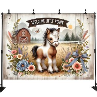 Imagem de Countryside West, tema caubói, cavalo, fotografia, pano de fundo, crianças, meninos, princesas, meninas, aniversário, artigos de festa para chá de bebê, banner, decoração de mesa de bolo, adereços de