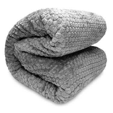 Imagem de Cobertor De Microfibra Solteiro Corttex Lugano Grafite