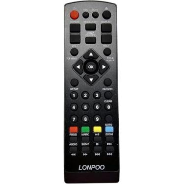 Imagem de LONPOO Controles remotos de substituição para leitor de Blu-Ray LP-100 para leitor de Blu-ray, adequado para todos os leitores de Bluray (não aplicável a LP-099)