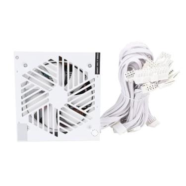 Imagem de Asixxsix Fonte de alimentação para computador de 700 W, fonte de alimentação ATX com ventoinha de arrefecimento ultra-silenciosa de 120 mm, para PC de jogos
