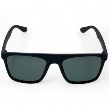 Imagem de Óculos De Sol SOLON GLASSES PRETO MODERNO POLARIZADO COM PROTEÇÃO UV400 + CASE RIGIDA + FLANELA + LIMPA LENTES
