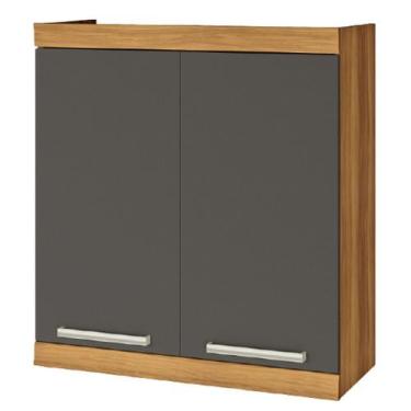 Imagem de Armário Aéreo 2 Portas Burguesa Premium 80cm Cozinha Modular Nesher, F